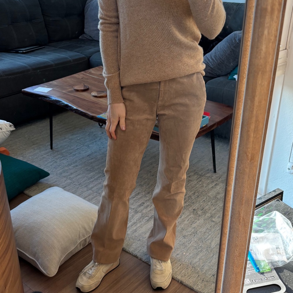 Theory leather flared pants - Picture 2 of 9